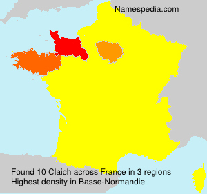 Surname Claich in France Surname Claich in France