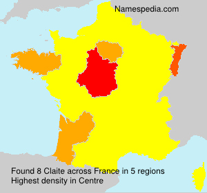 Surname Claite in France Surname Claite in France