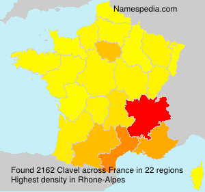 Surname Clavel in France Surname Clavel in France