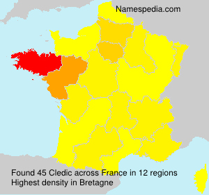 Surname Cledic in France Surname Cledic in France