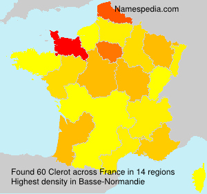 Surname Clerot in France Surname Clerot in France