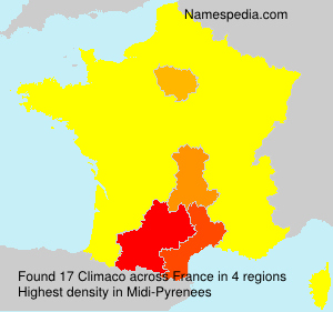 Surname Climaco in France Surname Climaco in France