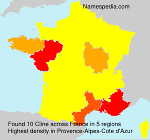 Surname Cline in France Surname Cline in France