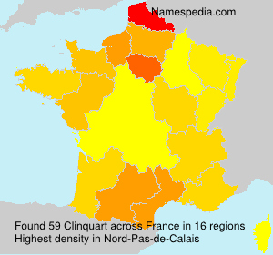 Surname Clinquart in France Surname Clinquart in France