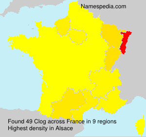 Surname Clog in France