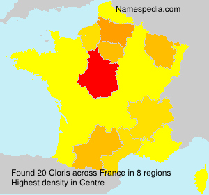 Surname Cloris in France Surname Cloris in France