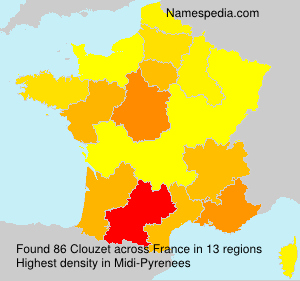 Surname Clouzet in France Surname Clouzet in France