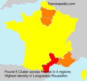 Surname Cluber in France Surname Cluber in France