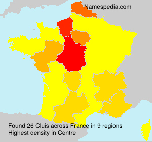Surname Cluis in France Surname Cluis in France
