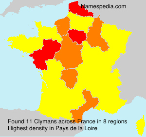 Surname Clymans in France Surname Clymans in France