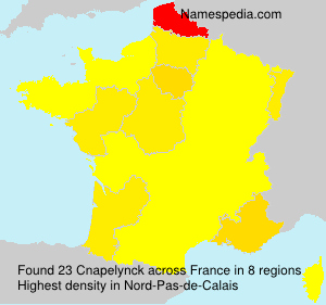 Surname Cnapelynck in France