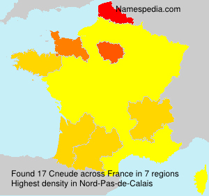 Surname Cneude in France Surname Cneude in France