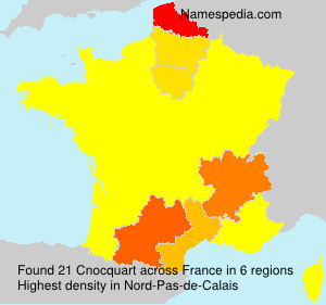 Surname Cnocquart in France