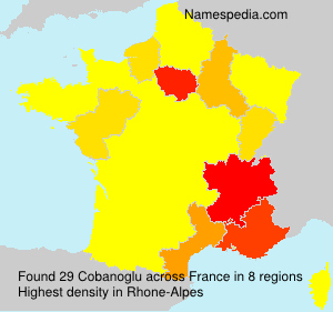 Surname Cobanoglu in France Surname Cobanoglu in France