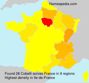 Surname Cobelli in France Surname Cobelli in France