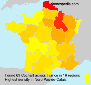 Surname Cochart in France Surname Cochart in France