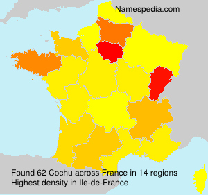 Surname Cochu in France