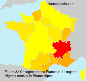 Surname Cocogne in France Surname Cocogne in France