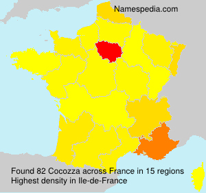 Surname Cocozza in France Surname Cocozza in France