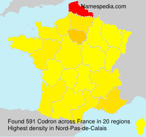 Surname Codron in France Surname Codron in France