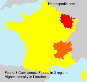 Surname Coeli in France Surname Coeli in France