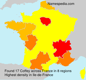 Surname Coffey in France Surname Coffey in France