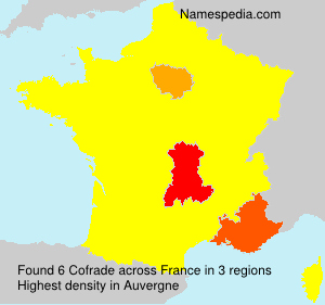 Surname Cofrade in France Surname Cofrade in France