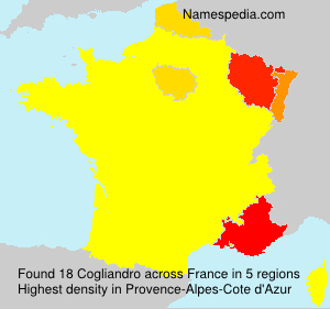 Surname Cogliandro in France Surname Cogliandro in France