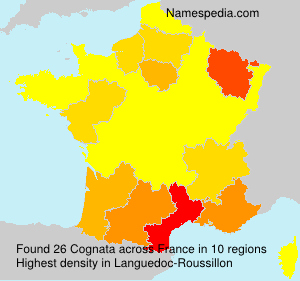 Surname Cognata in France Surname Cognata in France