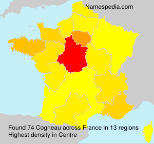 Surname Cogneau in France Surname Cogneau in France