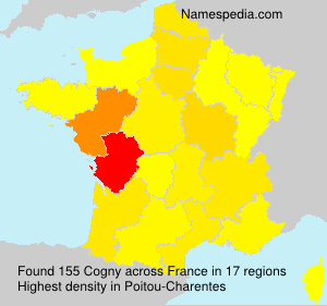 Surname Cogny in France Surname Cogny in France