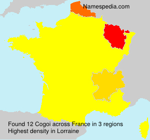 Surname Cogoi in France Surname Cogoi in France