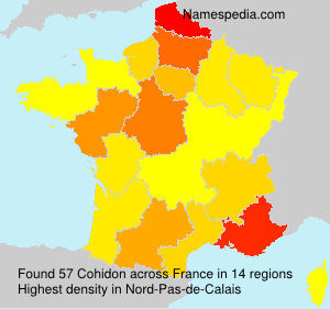 Surname Cohidon in France Surname Cohidon in France