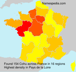 Surname Cohu in France Surname Cohu in France
