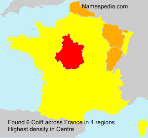 Surname Coiff in France Surname Coiff in France
