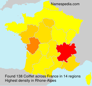 Surname Coiffet in France Surname Coiffet in France