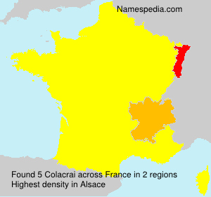 Surname Colacrai in France Surname Colacrai in France