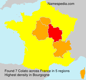 Surname Colato in France Surname Colato in France
