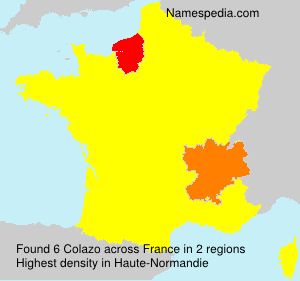 Surname Colazo in France Surname Colazo in France