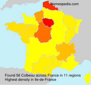 Surname Colbeau in France Surname Colbeau in France