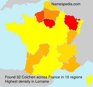 Surname Colchen in France Surname Colchen in France
