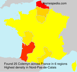 Surname Colemyn in France Surname Colemyn in France
