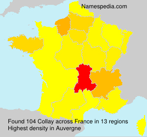 Surname Collay in France Surname Collay in France