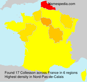Surname Collesson in France Surname Collesson in France
