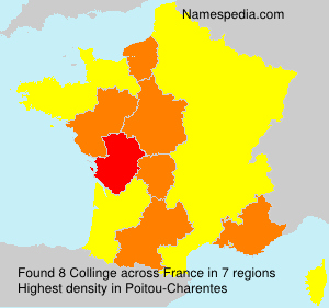 Surname Collinge in France Surname Collinge in France