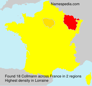 Surname Collmann in France Surname Collmann in France