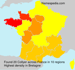 Surname Collyer in France Surname Collyer in France