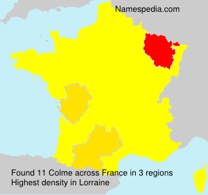 Surname Colme in France Surname Colme in France