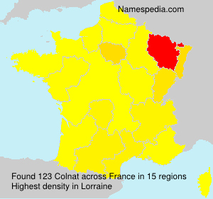 Surname Colnat in France Surname Colnat in France