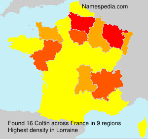 Surname Coltin in France Surname Coltin in France
